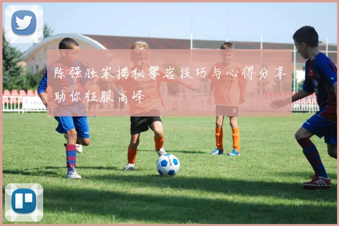 陈强独家揭秘攀岩技巧与心得分享助你征服高峰