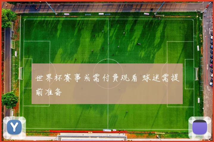 世界杯赛事或需付费观看 球迷需提前准备
